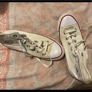 White High Top Converse